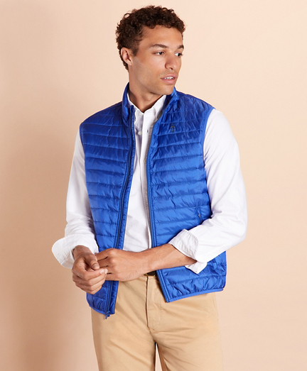 brooks brothers fleece vest