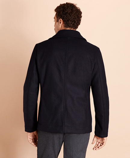 brooks brothers peacoat mens