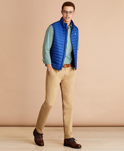 brooks brothers red fleece vest