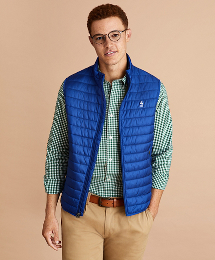 brooks brothers fleece vest