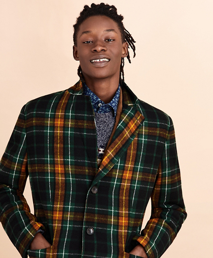 brooks brothers tartan jacket