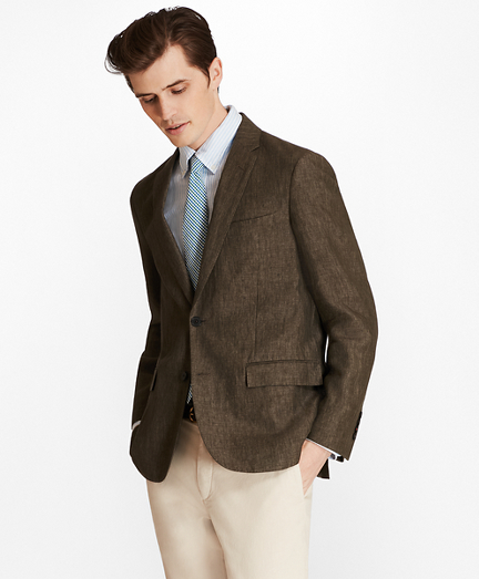 Two-Button Linen Sport Coat