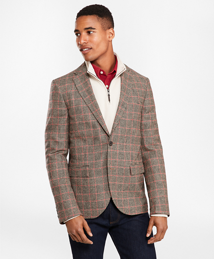 Two-Button Lambswool Tweed Sport Coat