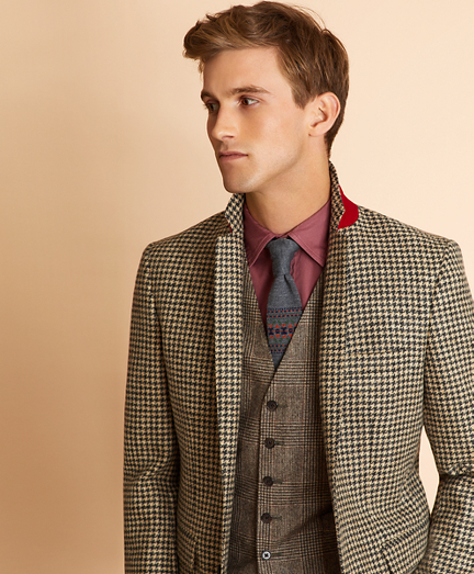 brooks brothers houndstooth blazer