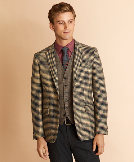 brooks brothers houndstooth blazer