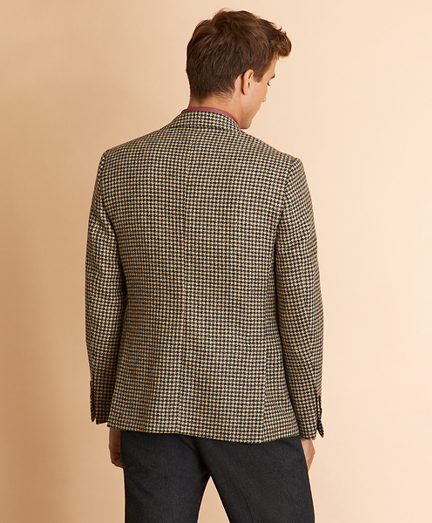 Houndstooth Wool Twill Sport Coat 