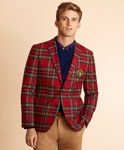 brooks brothers tartan jacket