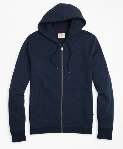 navy zip up hoodie