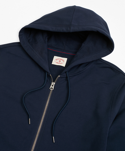 navy zip up sweatshirt