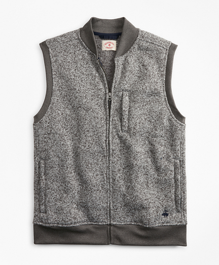 brooks brothers red fleece vest