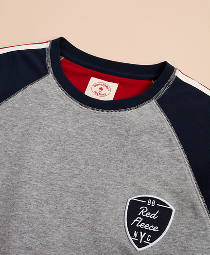 french terry raglan sweatshirt
