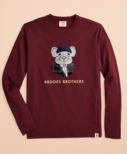 brooks brothers long sleeve t shirt