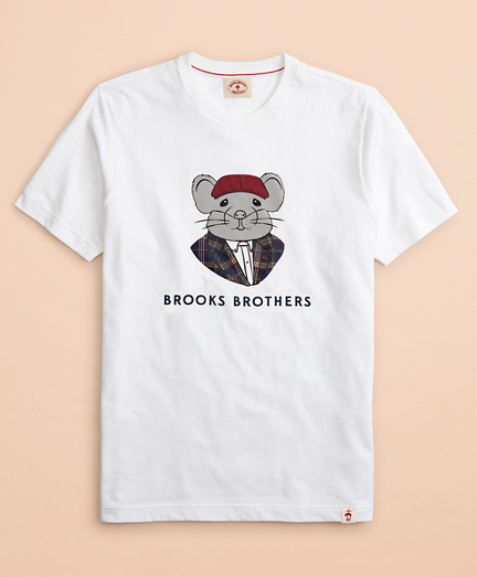 brooks brothers white t shirt