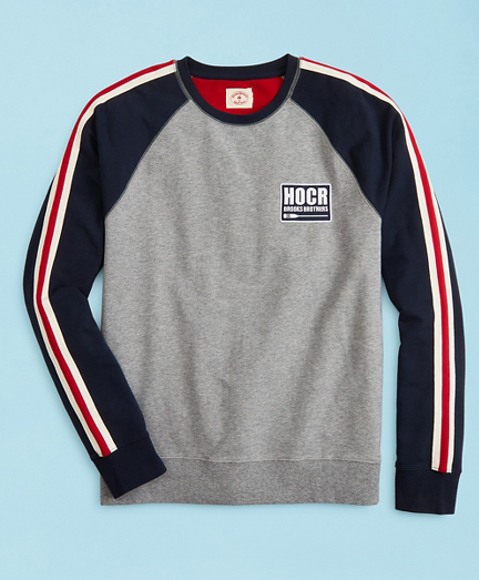 french terry raglan sweatshirt