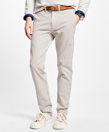 Stripe Chinos