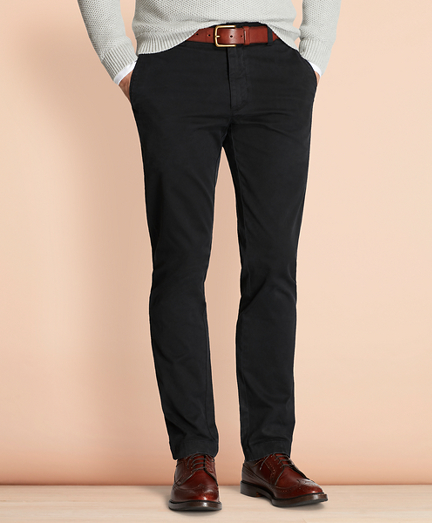 Garment-Dyed Stretch Chinos