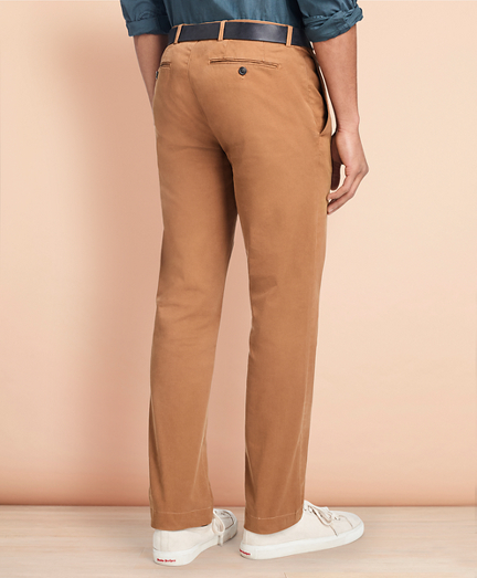 Slim-Fit Garment-Dyed Stretch Chinos 