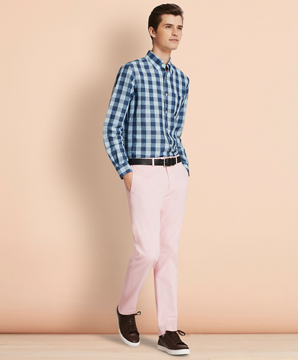 fleece chinos
