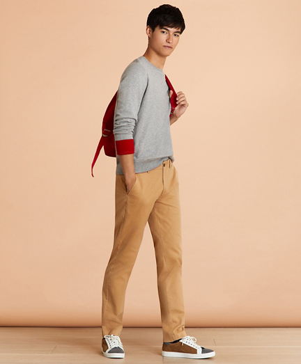 fleece chinos