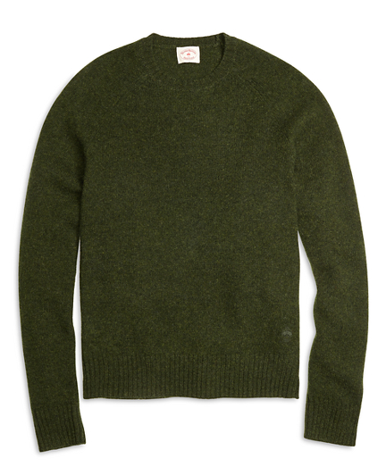 Men's Shetland Wool Crewneck Sweater | Brooks Brothers
