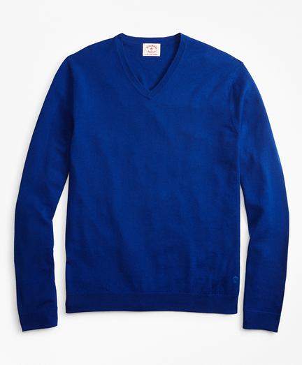 Merino Wool V-Neck Sweater | Brooks Brothers