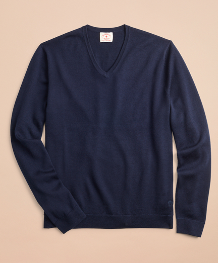 Merino Wool V-Neck Sweater | Brooks Brothers