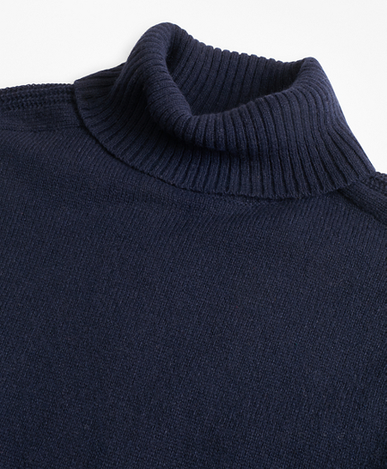 Alpaca-Blend Turtleneck Sweater 