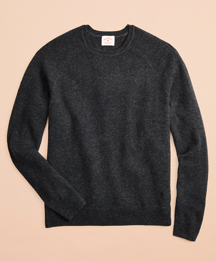 Lambswool Raglan Crewneck Sweater