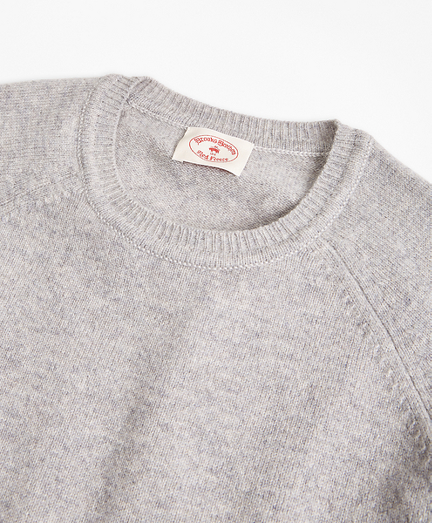 Lambswool Raglan Crewneck Sweater | Brooks Brothers