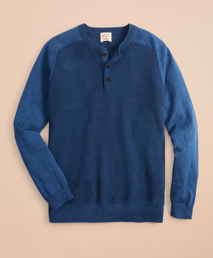 Textured Raglan Henley