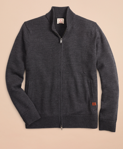 merino zip up