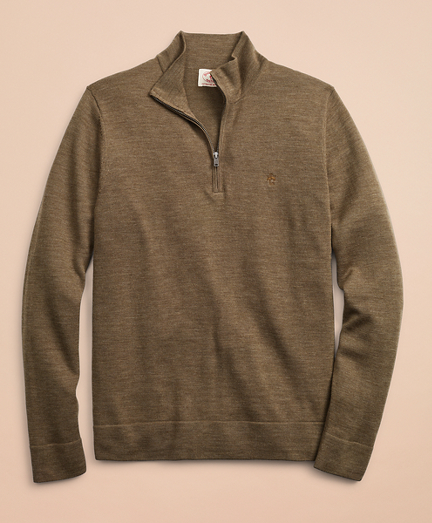 Merino Wool Half-Zip Sweater