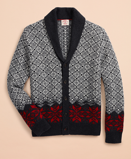 brooks brothers shawl cardigan
