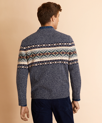 brooks brothers fair isle sweater