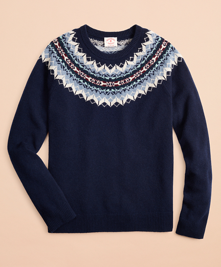 brooks brothers fair isle sweater