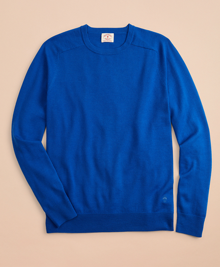 Merino Wool Crewneck Sweater - Brooks Brothers