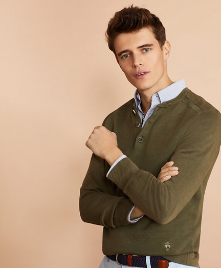 henley guide sweater