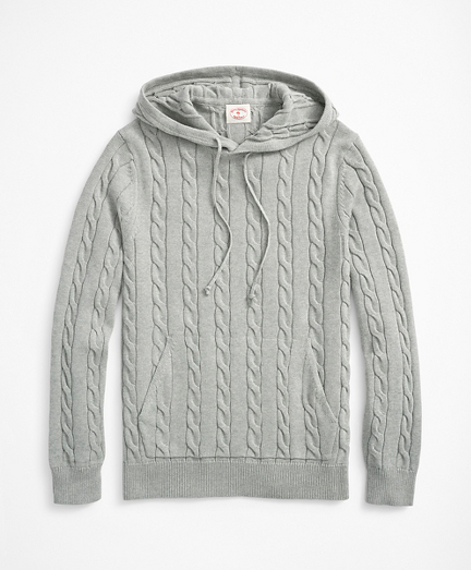 CableKnit Hoodie Brooks Brothers