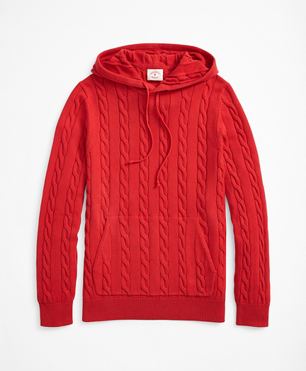 CableKnit Hoodie Brooks Brothers