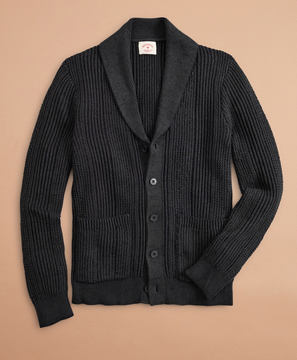 brooks brothers shawl collar sweater