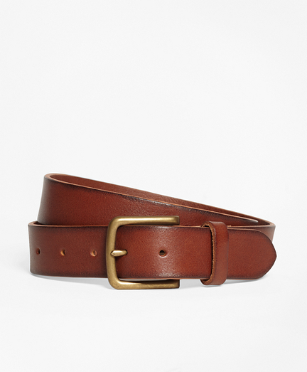 Leather Belt - Brooks Brothers