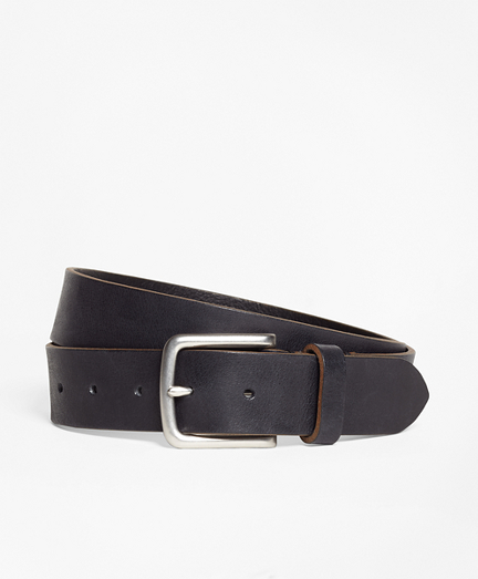 brooks brothers leather belt