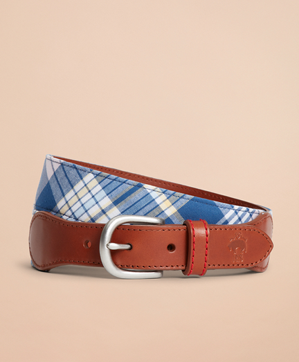 Madras Leather Belt