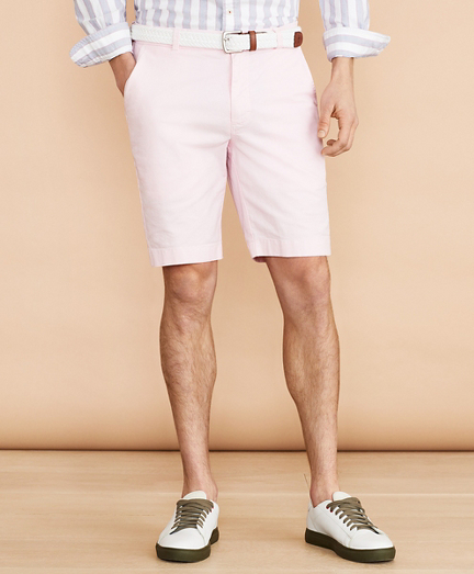 Cotton-Linen 9" Chino Shorts