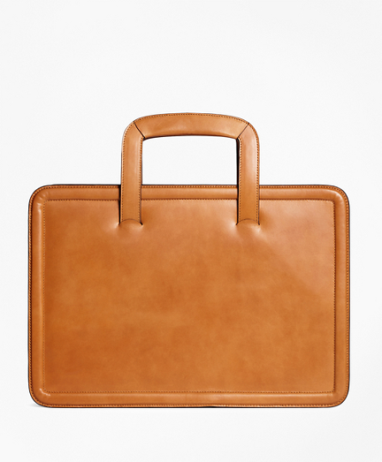 simple leather briefcase