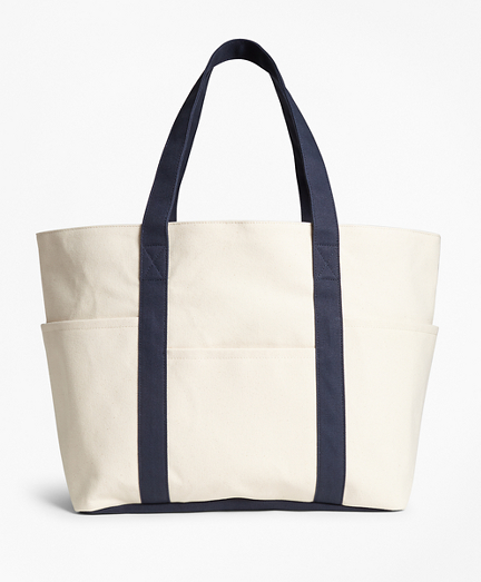 Canvas Tote Bag - Brooks Brothers