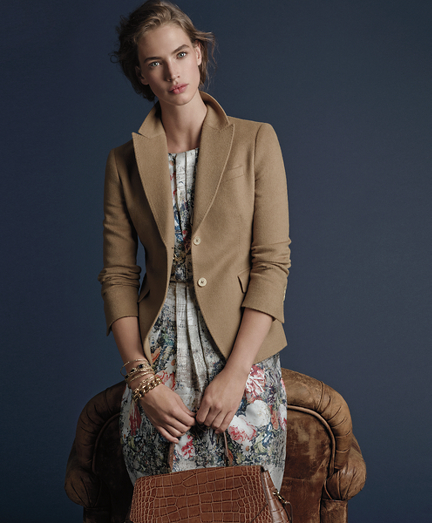 brooks brothers camel hair blazer