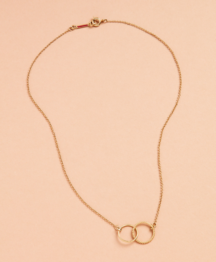 Demi Fine Interlocking Ring Necklace