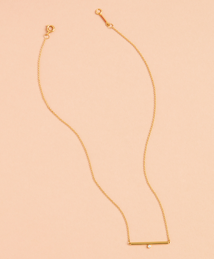 Demi Fine Bar Necklace