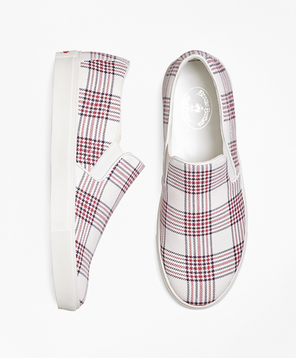 Plaid Canvas Sneakers